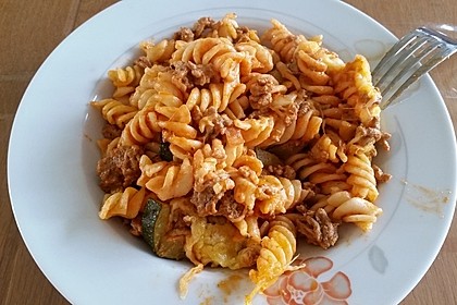 Nudel - Zucchini - Hackfleisch - Auflauf 7