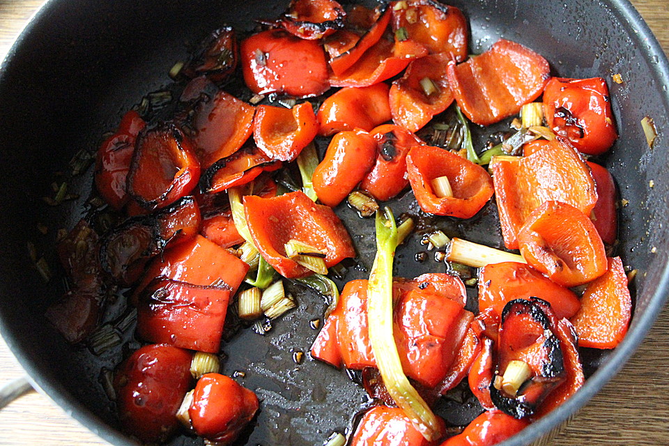 Rotes Paprika-Lauch Gemüse von gs_pe | Chefkoch.de