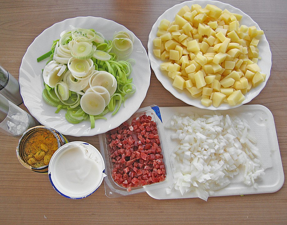 Deftige Kartoffelcremesuppe mit Speck von Tamarina | Chefkoch.de