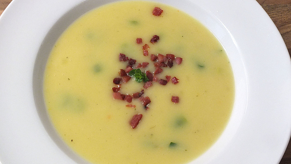 Deftige Kartoffelcremesuppe mit Speck von Tamarina | Chefkoch.de