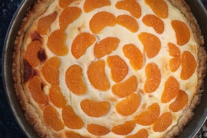 Quarkkuchen mit Mandarinen