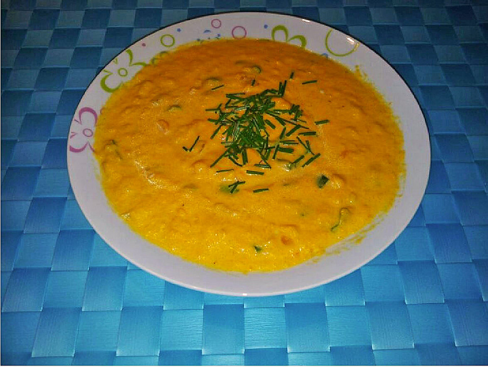 Möhren-Kokos-Suppe mit Mango - Ein leckeres Rezept | Chefkoch.de