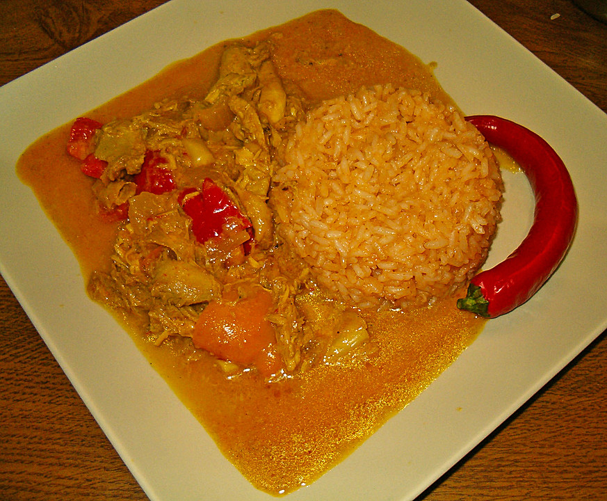 Curry mit Schweinefleisch und Paprika von mausel | Chefkoch.de