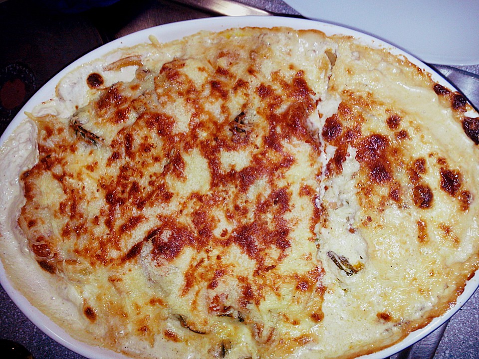 Kartoffelgratin mit Gemüse und Cashewnüssen von charlottehaferflocke ...