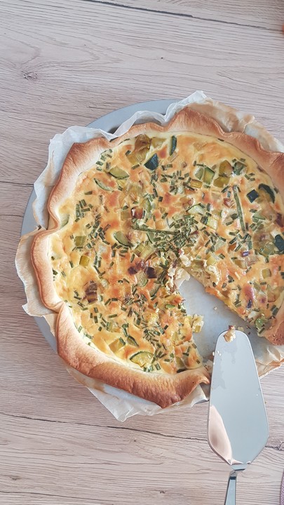 Gemüsekuchen mit Kirschtomaten und Zucchini von Wiktorija | Chefkoch.de