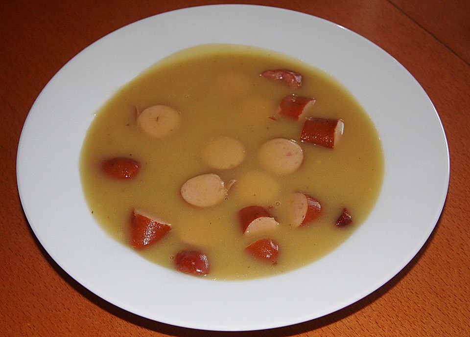 Kartoffelcremesuppe mit Würstchen von Teddy01969 | Chefkoch.de