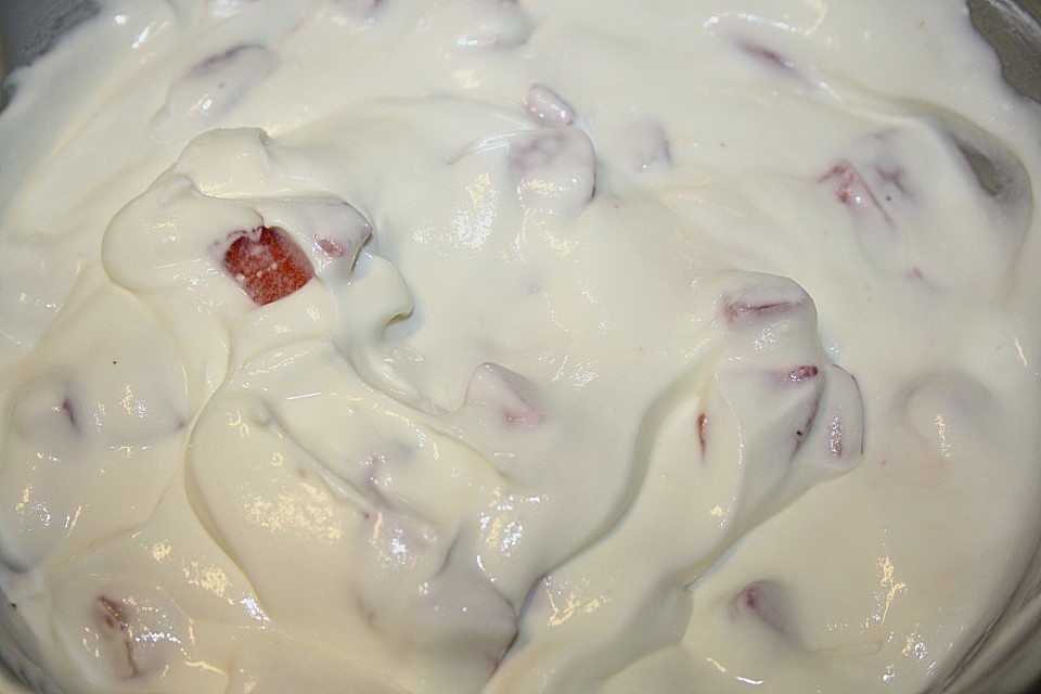 Joghurt-Quark Creme mit Erdbeeren von Kochfee_s | Chefkoch.de