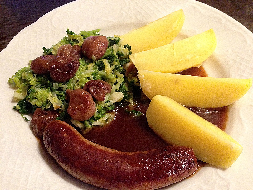 Bratwurst mit Biersoße von Viniferia | Chefkoch.de