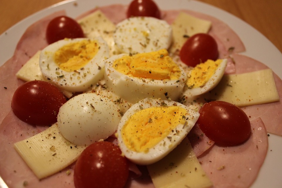 Eier-Schinken-Tomaten Salat von Fluse13 | Chefkoch.de