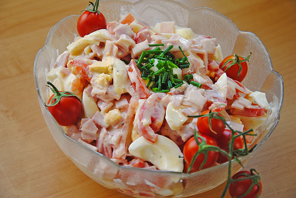 Eier-Schinken-Tomaten Salat von Fluse13 | Chefkoch.de