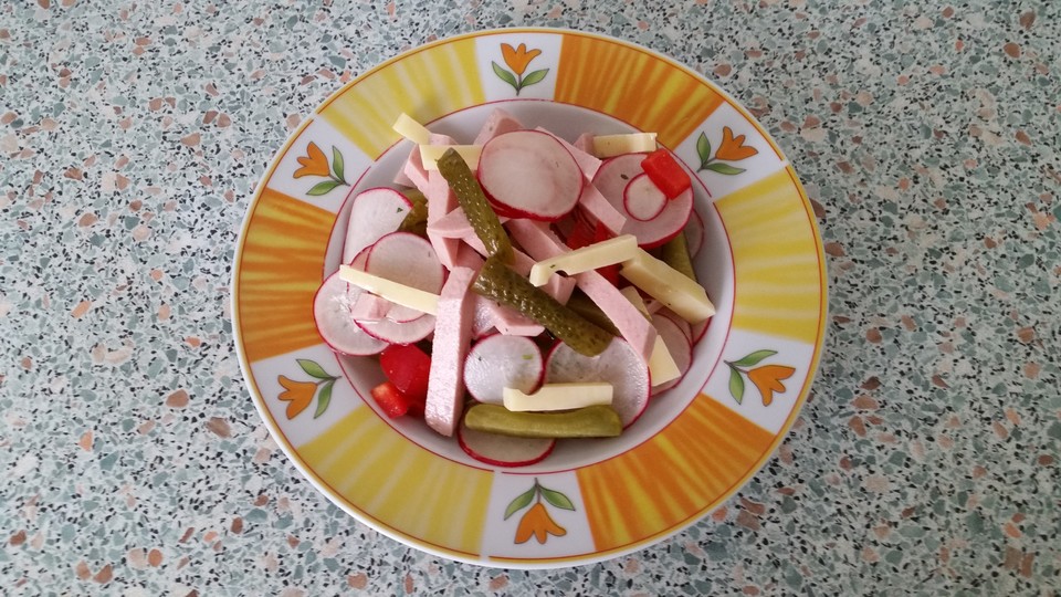 Bunter Wurstsalat von Käsemädchen | Chefkoch.de