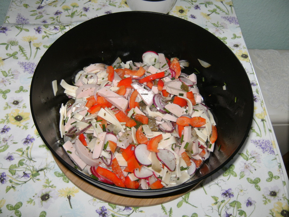 Bunter Wurstsalat von Käsemädchen | Chefkoch.de