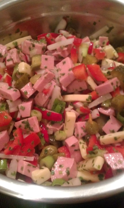 Bunter Wurstsalat von Käsemädchen | Chefkoch.de