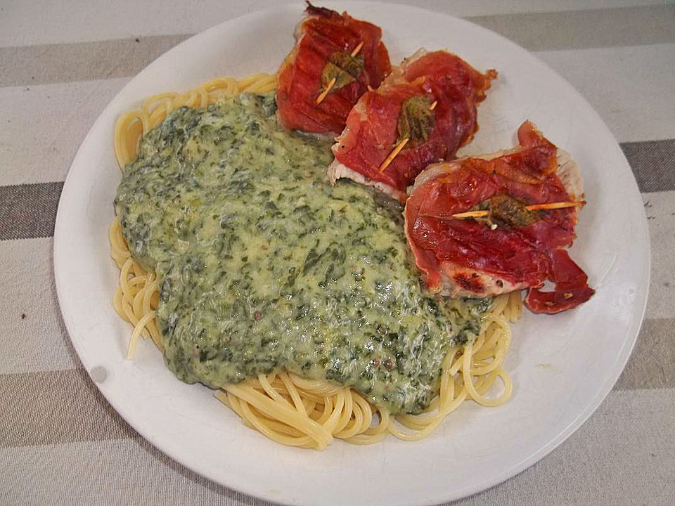 Gorgonzola-Spinat Soße mit Pasta von Maerzelfchen | Chefkoch.de