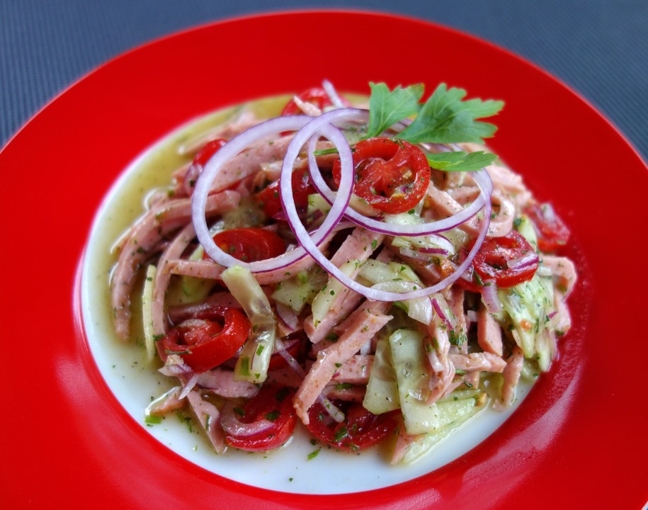 Badischer Wurstsalat - Ein gutes Rezept | Chefkoch.de