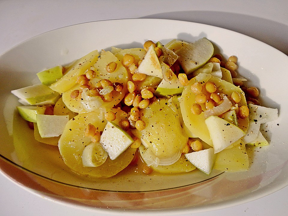 Kartoffelsalat mit Äpfeln und Linsen von Kaffeeluder | Chefkoch.de