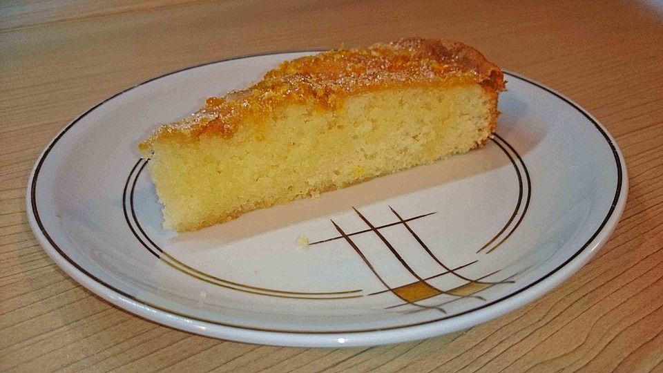Getränkter Apfelsinenkuchen