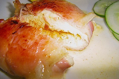 Mozzarella im Schinkenmantel gebraten von cpt_america | Chefkoch.de