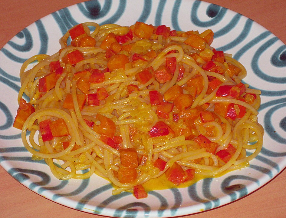 Spaghetti in Kürbissauce von Rocky73 | Chefkoch.de