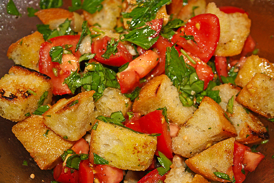 Brotsalat mit Tomaten von Stefanie_Friese | Chefkoch.de