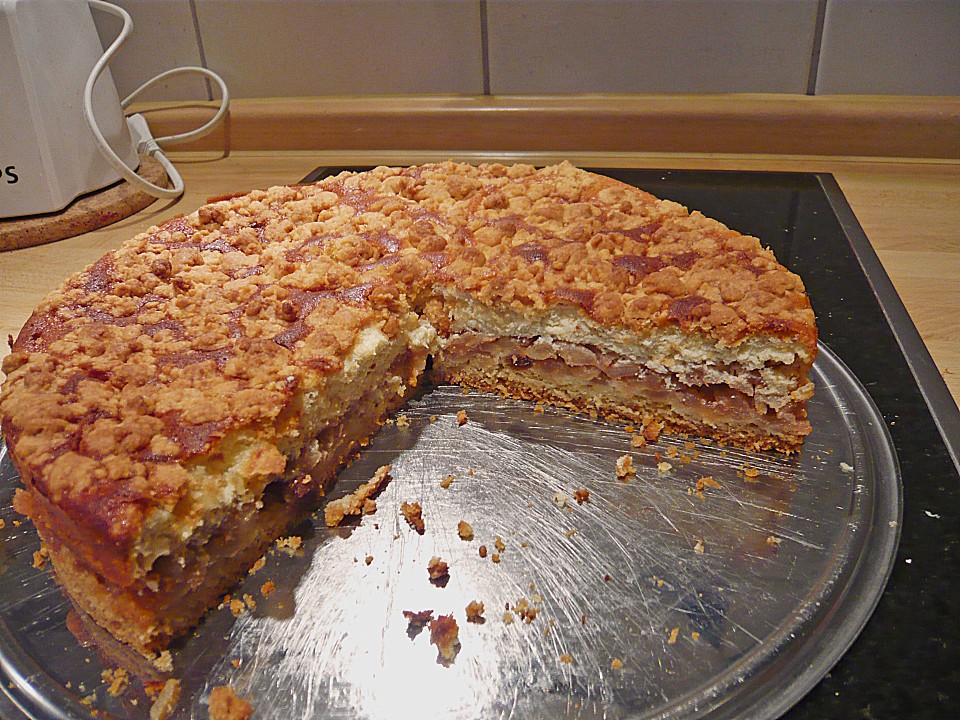 Streusel-Apfel-Topfen-Kuchen von Nicoletta8 | Chefkoch.de