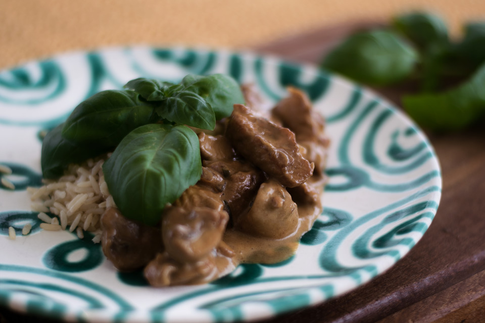 Hähnchengeschnetzeltes mit Champignons von bienilein | Chefkoch.de