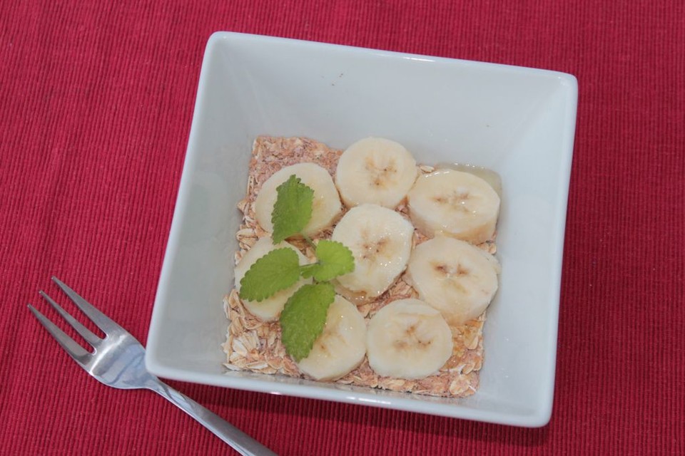 Bananen-Haferflocken Frühstück mit Honig von tequila305 | Chefkoch.de