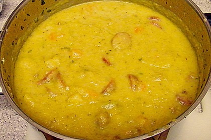 Steckrüben-Rosenkohl Eintopf mit Maronen und Mettwurst 12