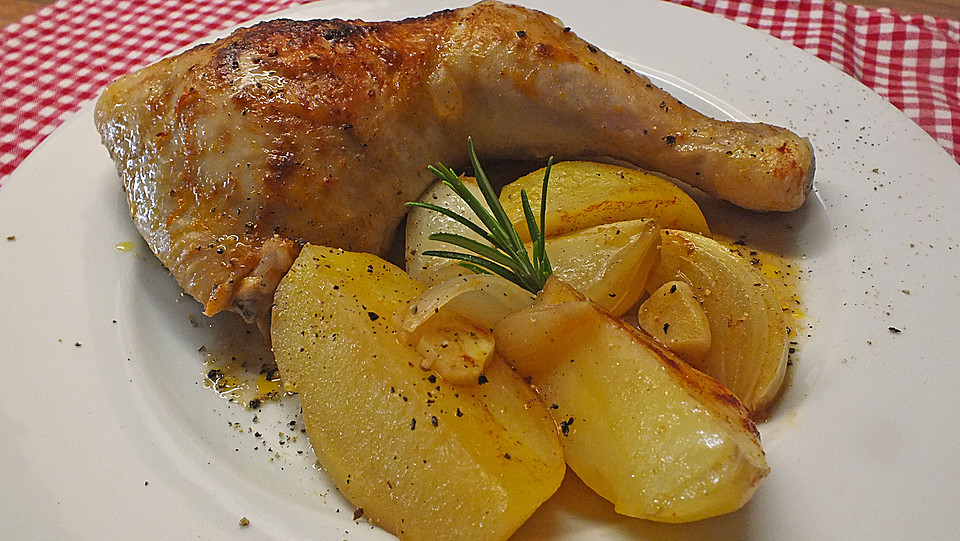 Hähnchenschenkel rosmarin kartoffeln Rezepte | Chefkoch.de