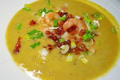 Steckrüben-Rahnmsuppe mit Krabben 3