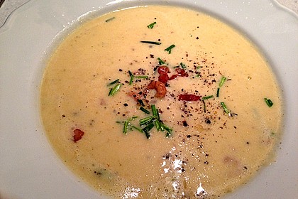 Steckrüben-Rahnmsuppe mit Krabben