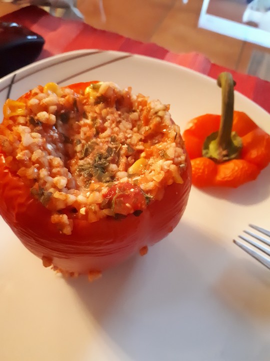 Gefüllte Paprika, vegetarisch von Fetafieber | Chefkoch.de
