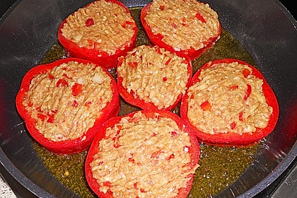 Gefüllte Paprikaringe 17