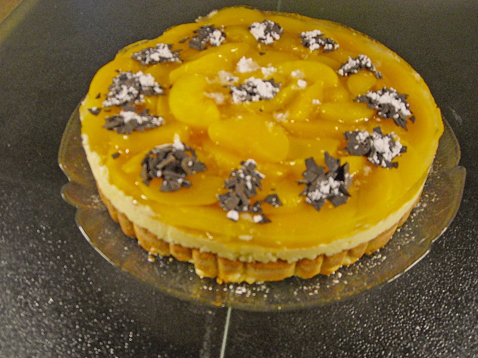 Pfirsichtorte mit Kokospuddingfüllung | Chefkoch.de