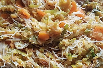 Glasnudelsalat mit roten Linsen 7