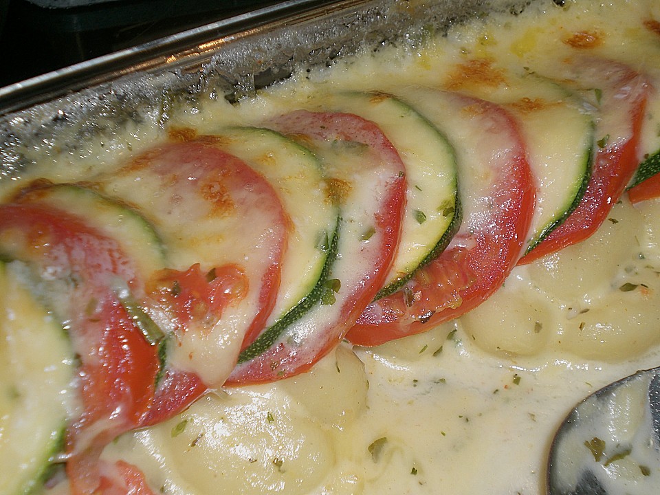 Tomaten-Zucchini-Gratin mit Gnocchi (Rezept mit Bild) | Chefkoch.de