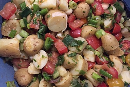 Orientalischer Kartoffelsalat mit Minze 3