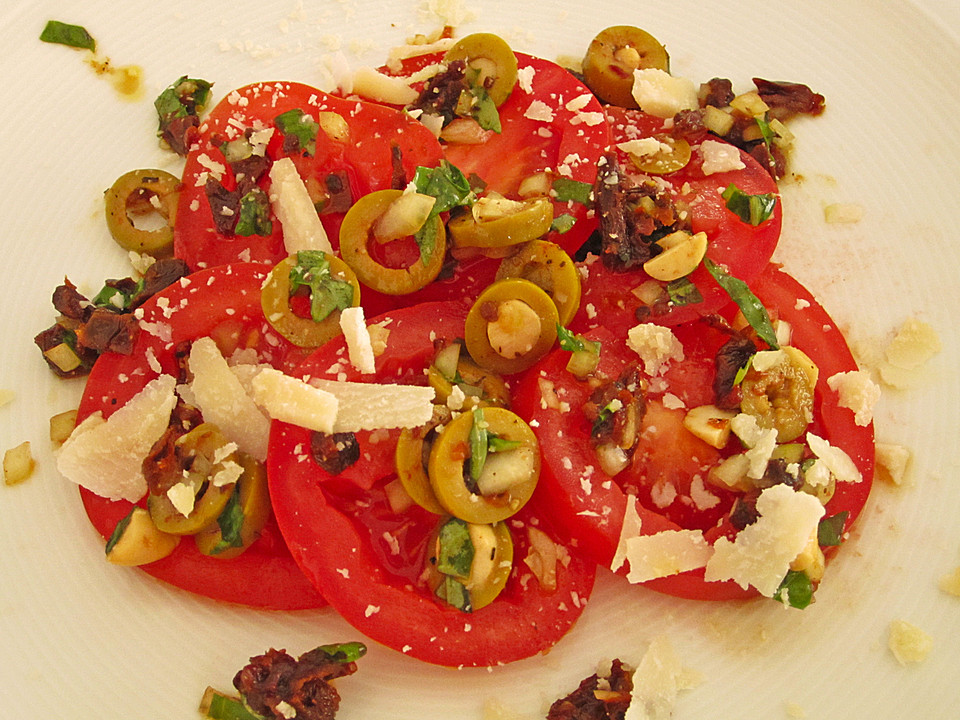 Smokeys Tomaten-Oliven-Salat von smokey1 | Chefkoch.de