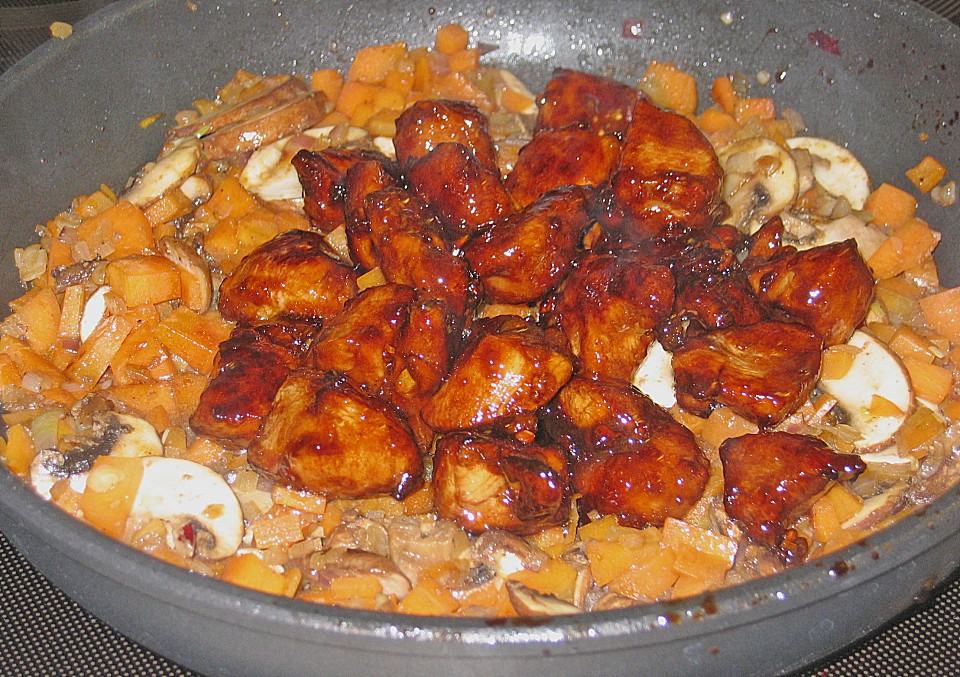 Asiatische Hähnchennuggets mit Gemüse von difool | Chefkoch.de