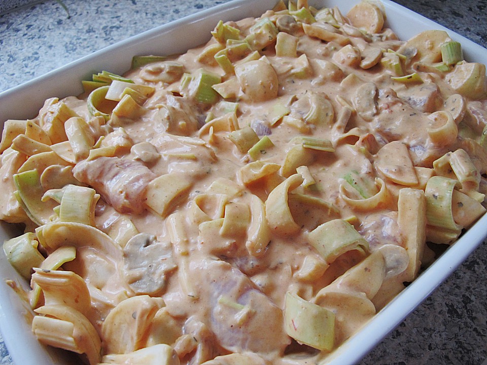 Putenfleisch mit Porree und Zwiebeln von Monika | Chefkoch.de