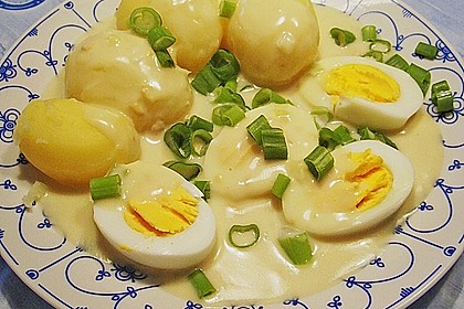 Eier in Senfsoße 1