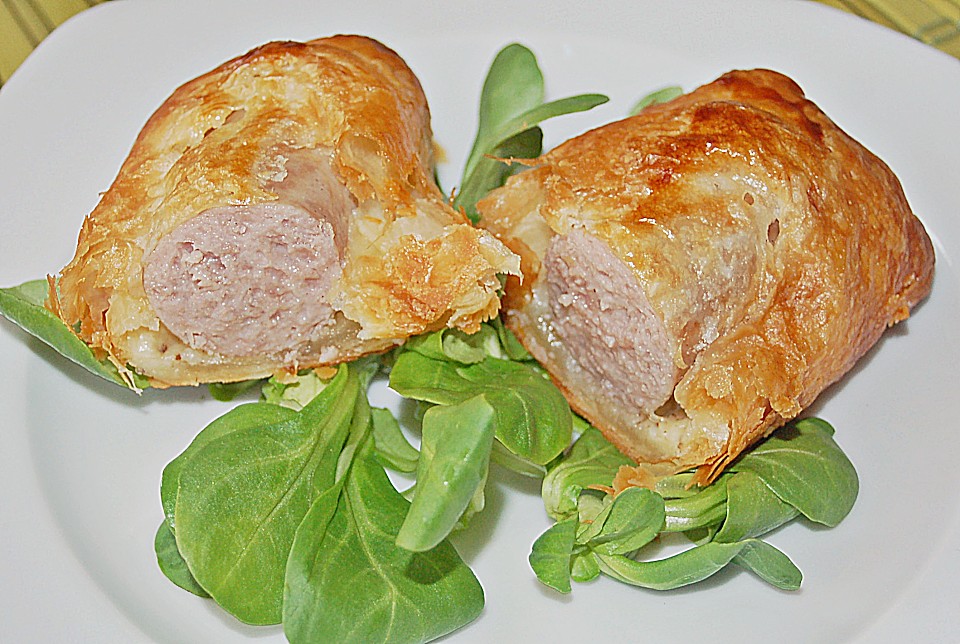 Bratwurst in Blätterteig (Rezept mit Bild) von Aurora | Chefkoch.de