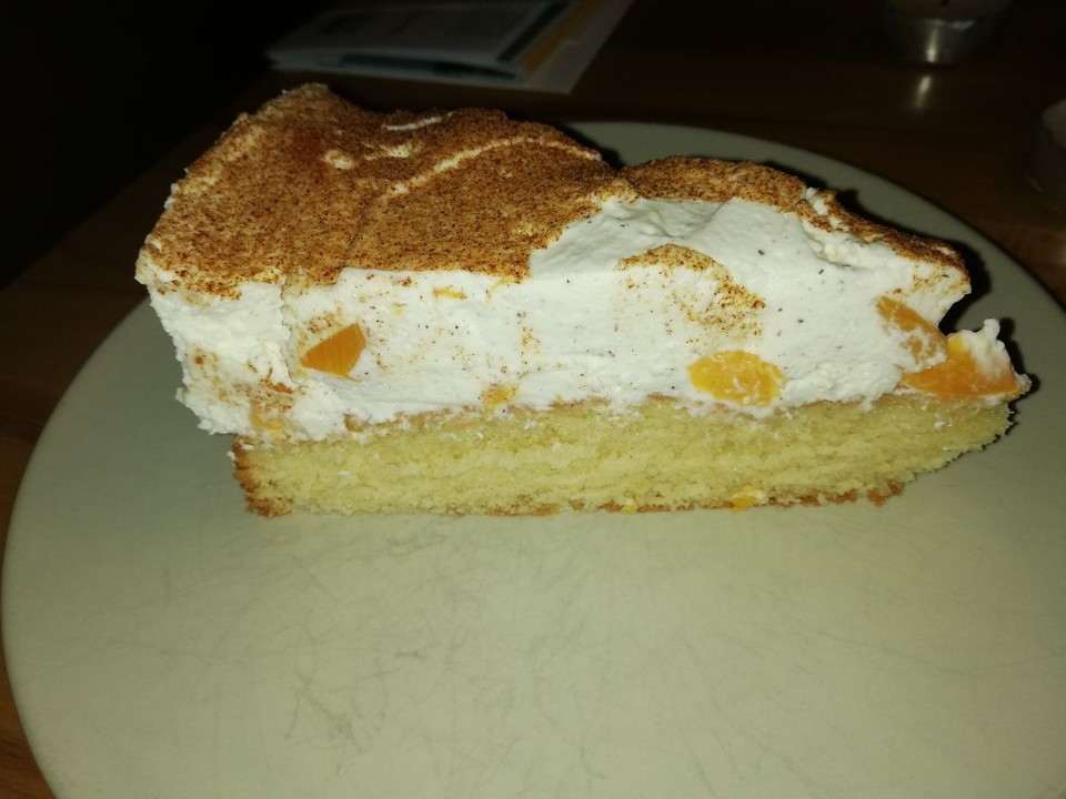 Fantakuchen mit Pfirsichschmand | Chefkoch.de