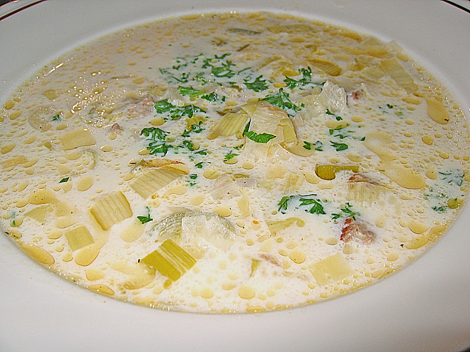 Käse-Porree-Suppe von Ela* | Chefkoch.de Käse-Porree-Suppe von Ela* | Chefkoch.de