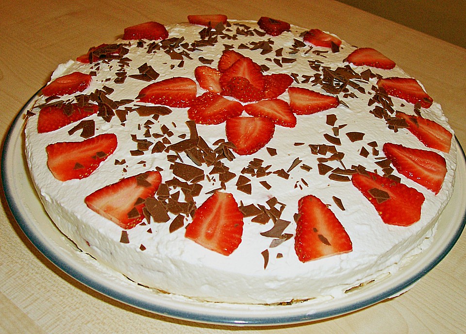 Cappuccino - Erdbeer - Torte - Ein schmackhaftes Rezept | Chefkoch.de