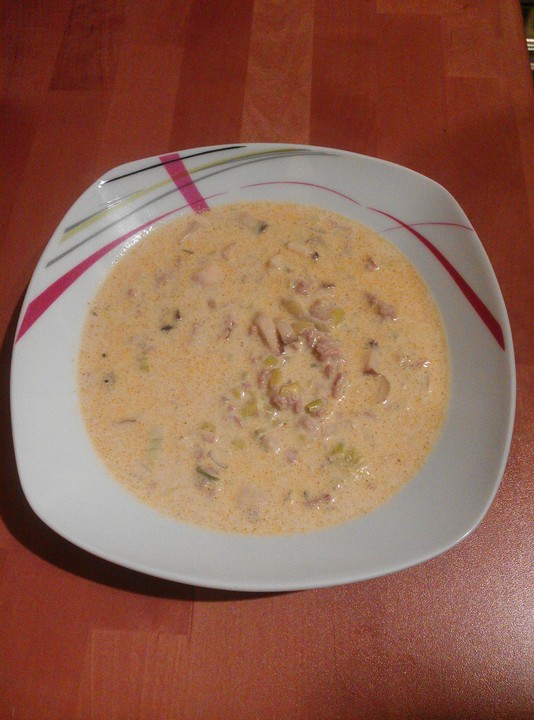 Käsesuppe mit Hackfleisch von Finnin | Chefkoch.de