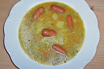 Dicke Kartoffelsuppe mit Wurst 5