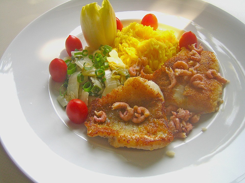 Rotbarschfilet in Krabben - Sahne - Sauce von cyrano | Chefkoch.de