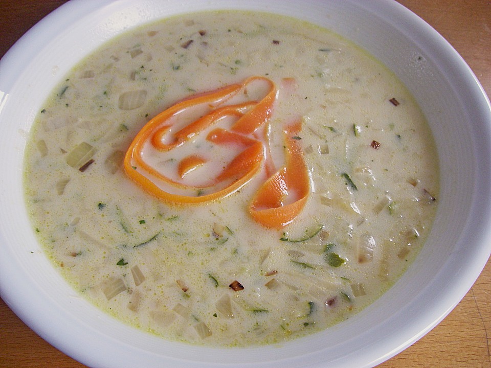 Zucchinicremesuppe mit Lachs von HolladieWaldfee | Chefkoch.de