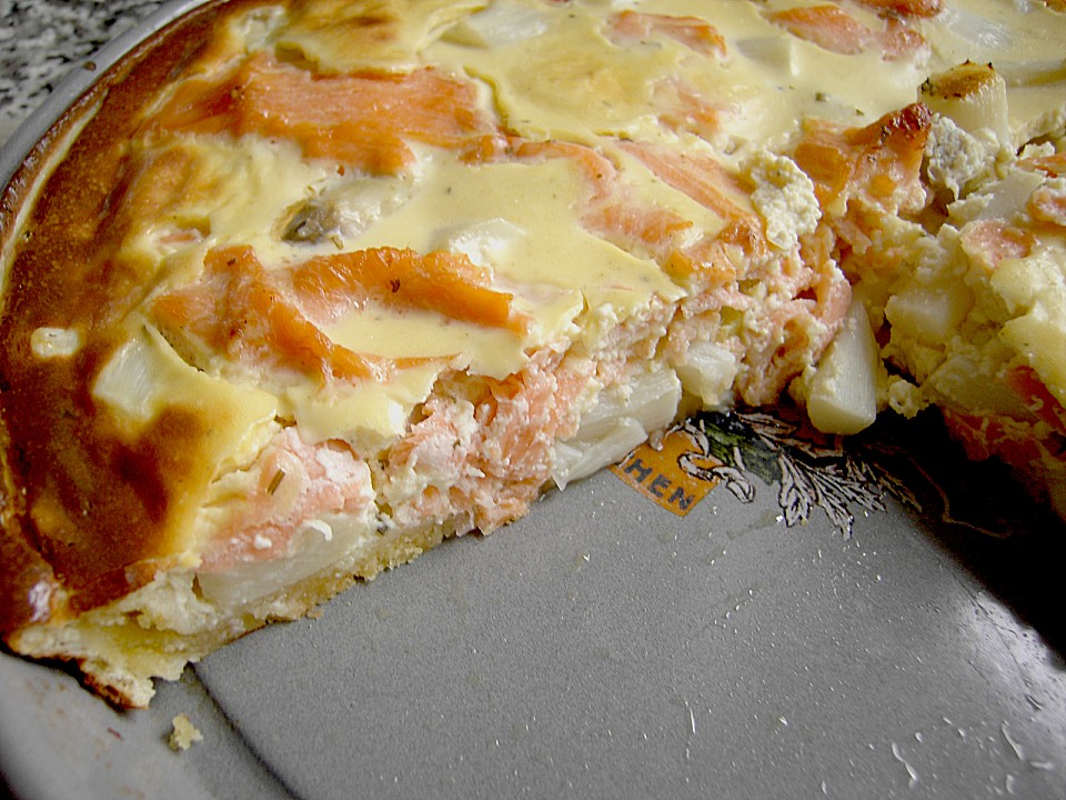 Brokkoli - Lachs - Quiche von FrauMausE | Chefkoch.de